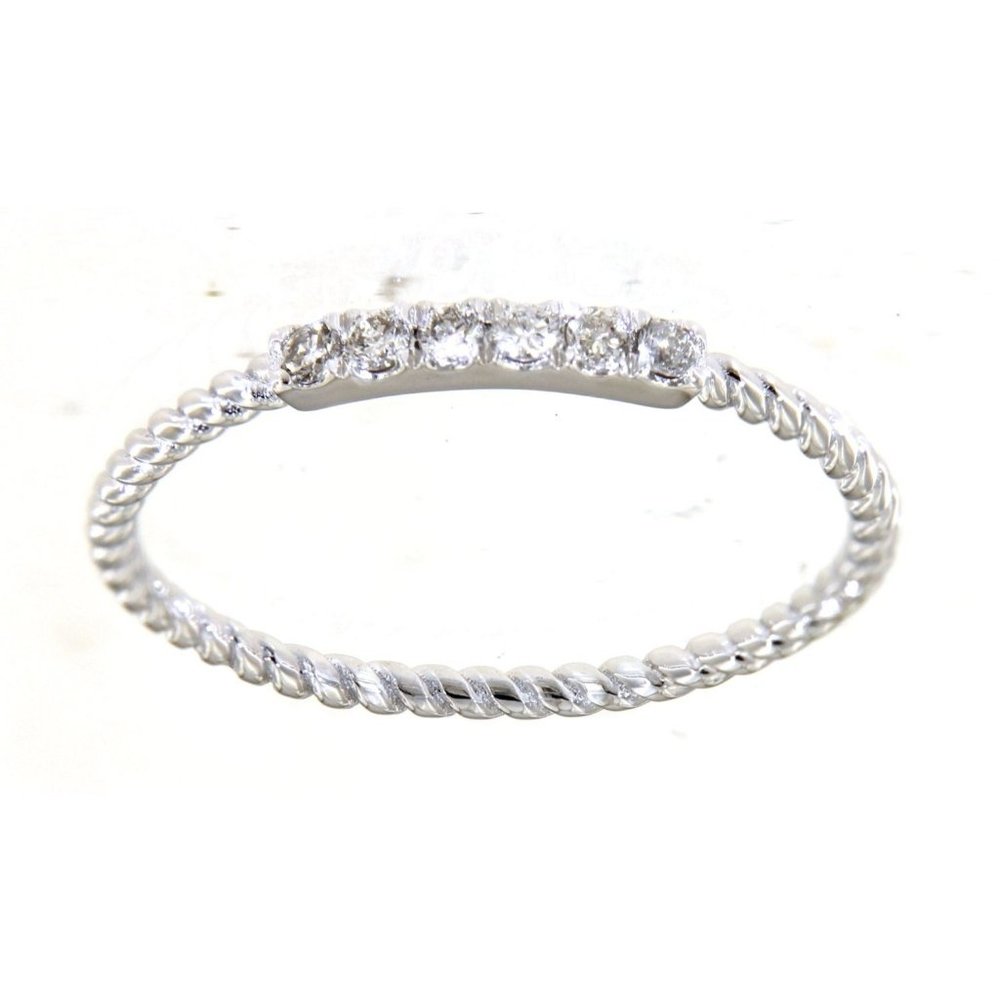 Real Diamond Full Eternity Daily Wear Ring Fine Jewelry White Gold